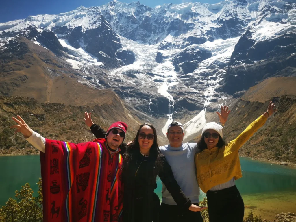Humantay Lake Cusco Peru travel destination with beautiful landscape
