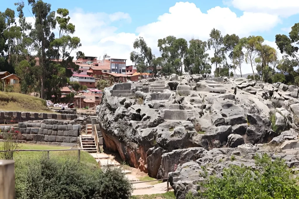 Qenqo archaeological site Cusco Peru Inca ceremonial center with carved rock formations