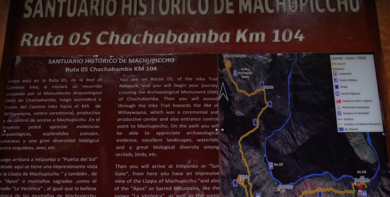 Chachabamba ruins on Inca Trail 2 days trek to Machu Picchu Peru