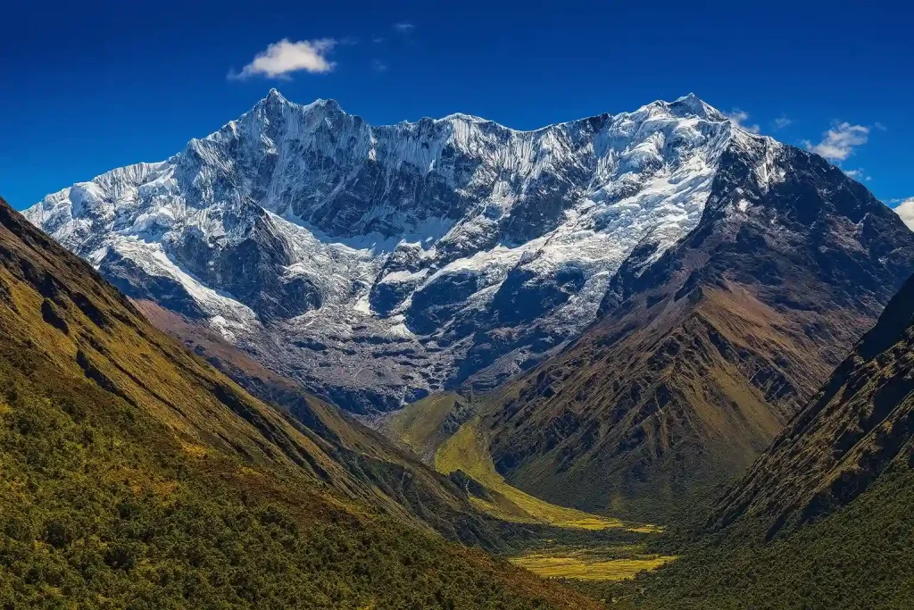 Salkantay trek mountain landscape Andes Cusco Peru